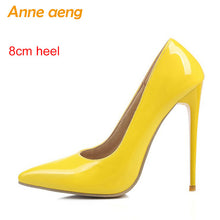 Load image into Gallery viewer, 12cm High thin Heels Women Pumps  Bridal Wedding Shoes Sexy Ladies