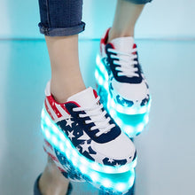 Load image into Gallery viewer, 7ipupas Led shoes Fashion Zapatos Hombre Led Light Shoe for unisex
