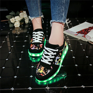 7ipupas Led shoes Fashion Zapatos Hombre Led Light Shoe for unisex
