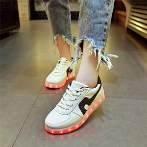 7ipupas Led shoes Fashion Zapatos Hombre Led Light Shoe for unisex