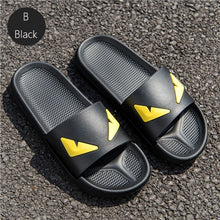 Load image into Gallery viewer, ASIFN Men&#39;s Slippers Flip Flops Slides Devil Eyes Cartoon