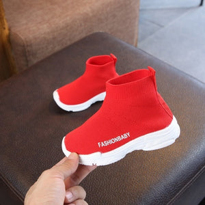new fashionable net breathable sports running shoes for kids shoes