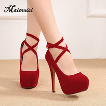 Load image into Gallery viewer, Nightclub Ladies 14cm heel Luxury pumps shoes