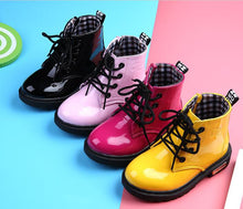 Load image into Gallery viewer, 2020 New Children Shoes PU Waterproof leather boots Kids Fashion Sneakers