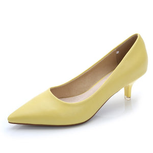 2020 Ladies Pumps Genuine Leather Sheepskin Material High Heel Women's Pumps