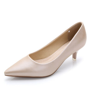 2020 Ladies Pumps Genuine Leather Sheepskin Material High Heel Women's Pumps