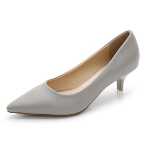 2020 Ladies Pumps Genuine Leather Sheepskin Material High Heel Women's Pumps