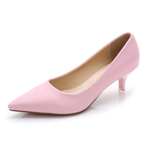 2020 Ladies Pumps Genuine Leather Sheepskin Material High Heel Women's Pumps