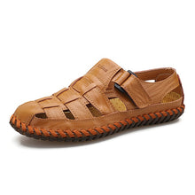Load image into Gallery viewer, Genuine Cow Leather  2020  Summer Handmade Men Shoes