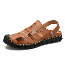 Load image into Gallery viewer, Genuine Cow Leather  2020  Summer Handmade Men Shoes