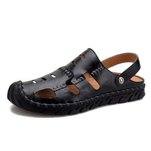 Load image into Gallery viewer, Genuine Cow Leather  2020  Summer Handmade Men Shoes