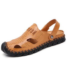 Load image into Gallery viewer, Genuine Cow Leather  2020  Summer Handmade Men Shoes