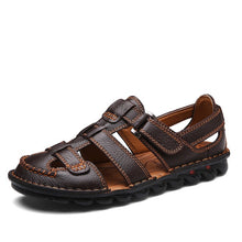Load image into Gallery viewer, Genuine Cow Leather  2020  Summer Handmade Men Shoes