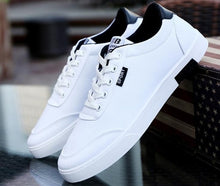 Load image into Gallery viewer, Men Canvas Shoes Espadrilles Flats  White Black