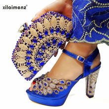Load image into Gallery viewer, 2020  High Quality Italian Women Shoes and Bag To Match for Party