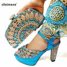 Load image into Gallery viewer, 2020  High Quality Italian Women Shoes and Bag To Match for Party