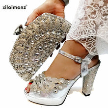 Load image into Gallery viewer, 2020  High Quality Italian Women Shoes and Bag To Match for Party